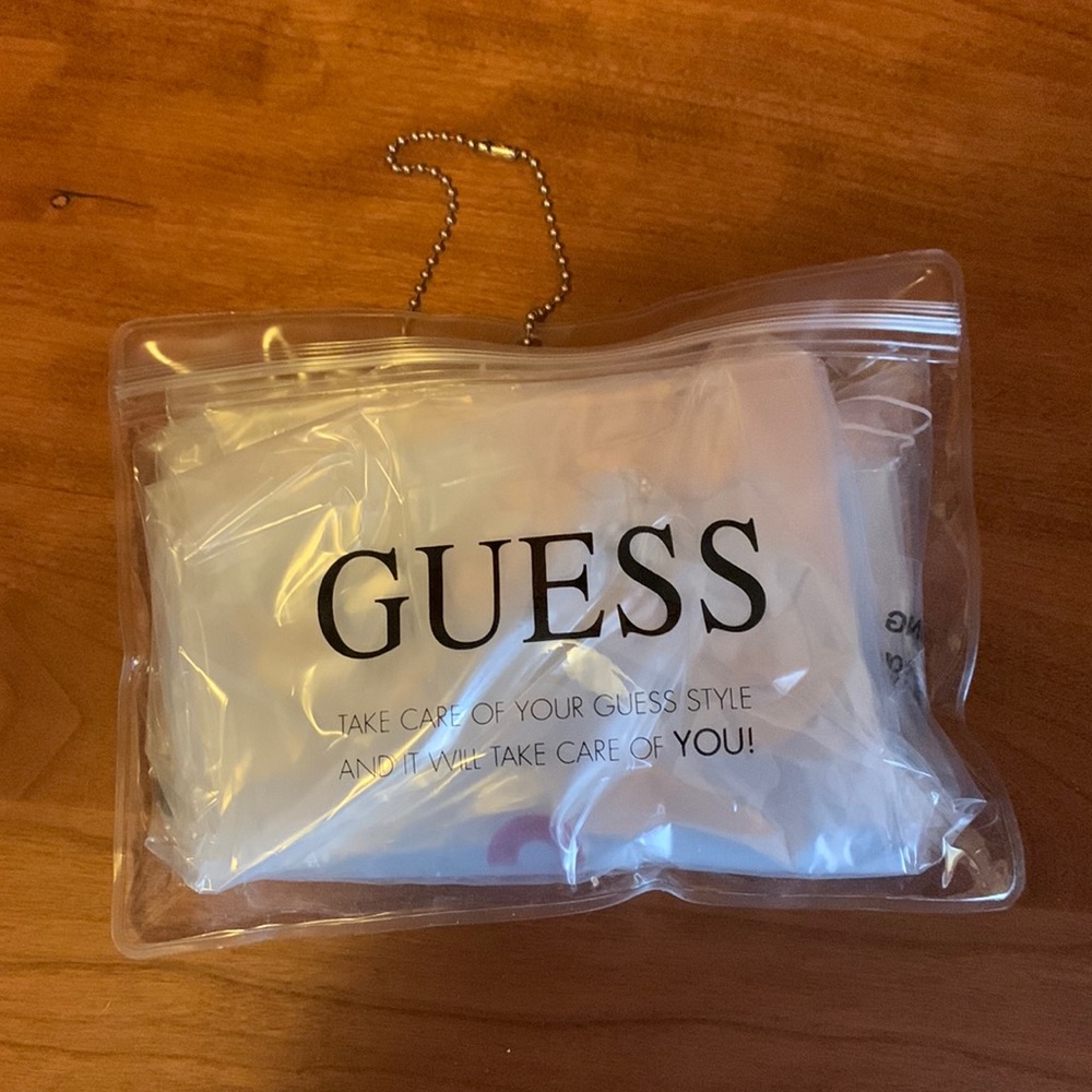 GUESS plastic garment cover